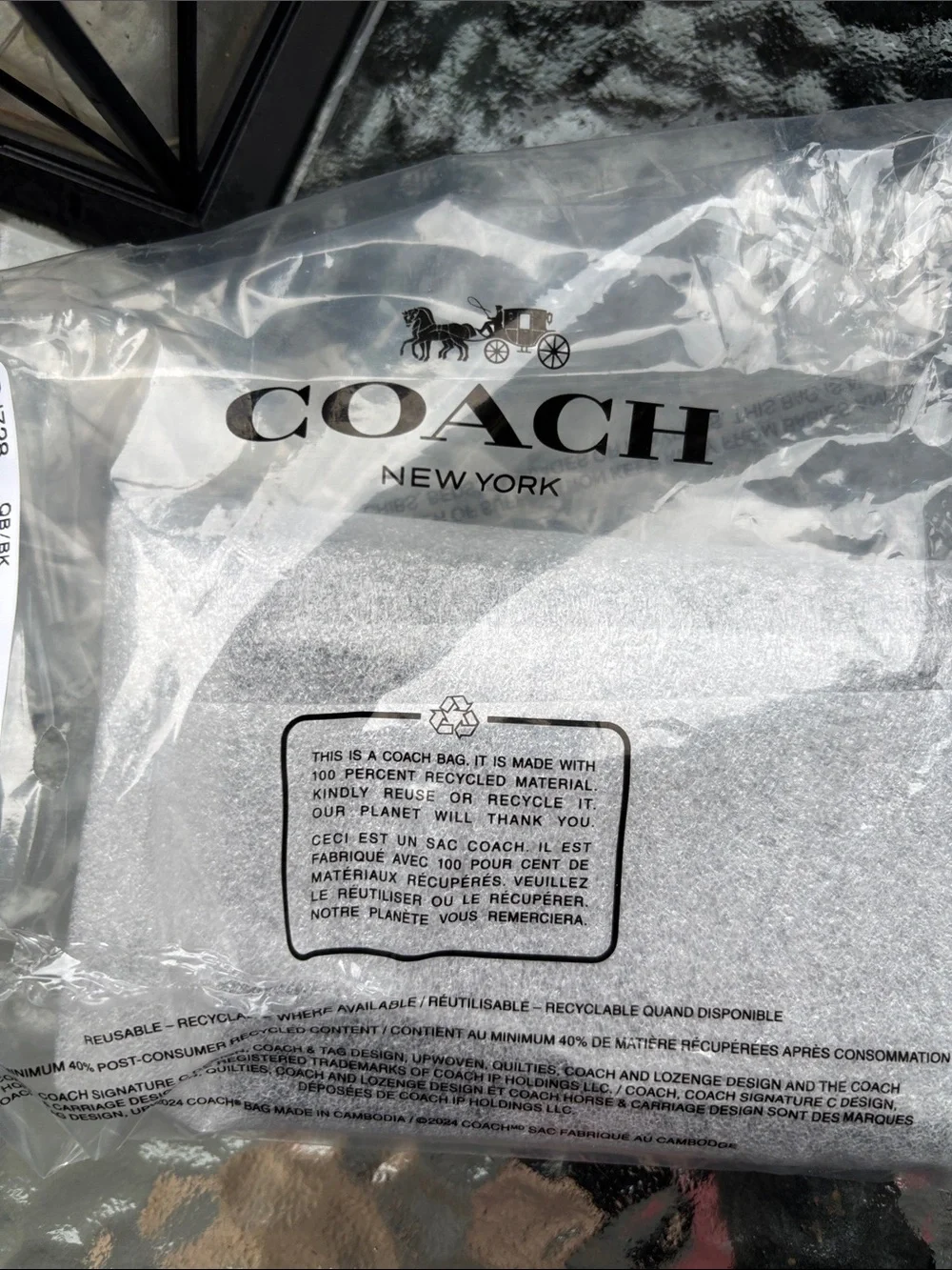 Coach black leather  Id Wallet